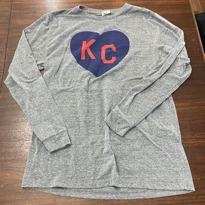 Charlie Hustle KC Heart Long Sleeve Tee